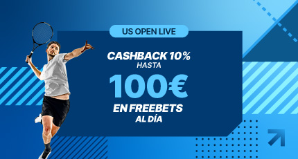 CASHBACK 10% US OPEN HASTA 100€