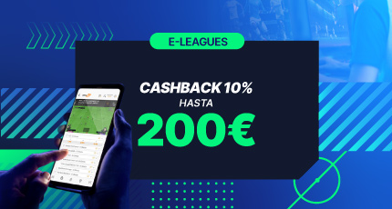 CASHBACK E-LEAGUES HASTA 200€