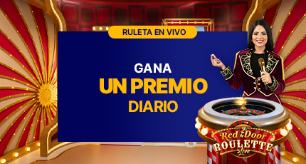 10€ AL DÍA CON LA RULETA RED DOOR EN VIVO