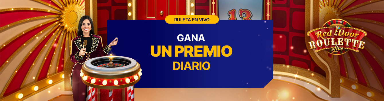 10€ AL DÍA CON LA RULETA RED DOOR EN VIVO